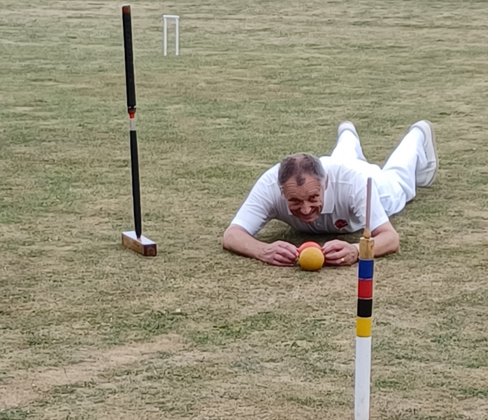 Adrian Morris continued his fine form in the opening singles match (image via KTSCC)