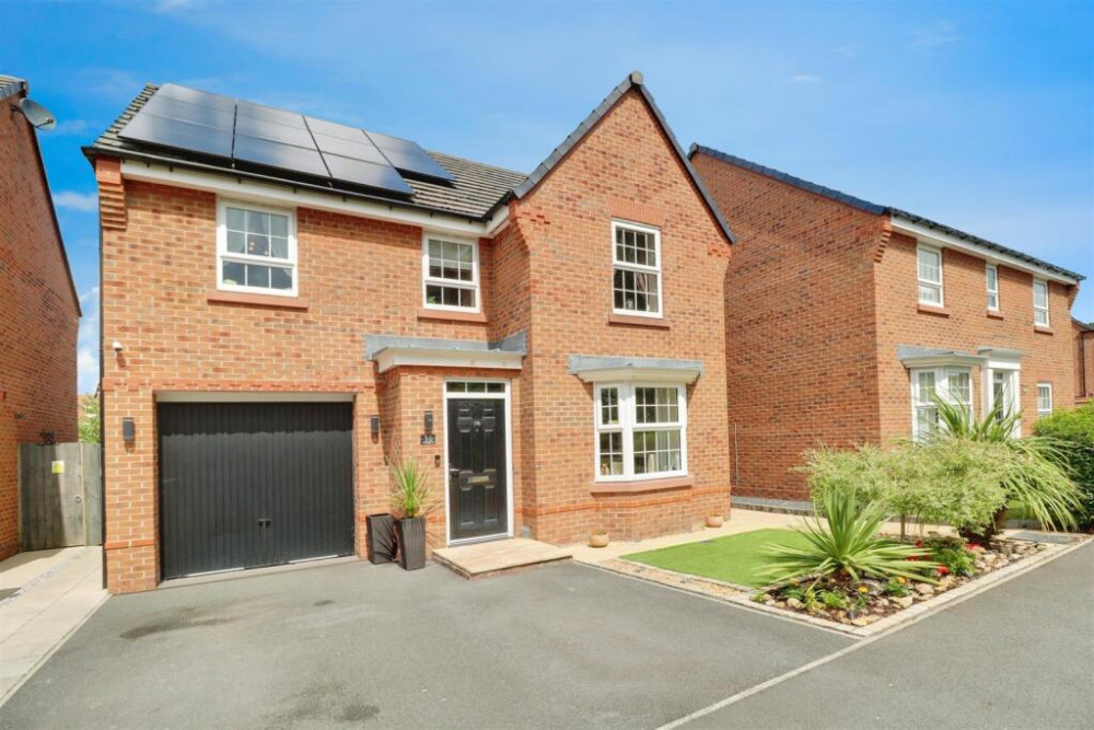 A stunning four double bedroom detached family home on the highly sought-after Scholars Place development in Alsager.  (Stephenson Browne)