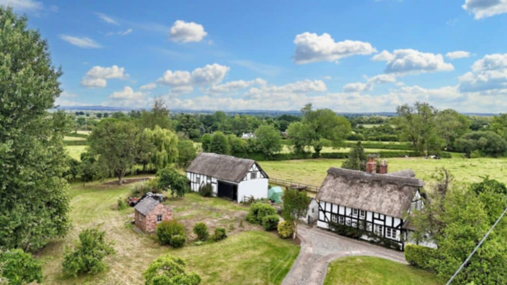 The three-bedroom Grade II-listed cottage on Barracks Lane, Ravensmoor (James Du Pavey).