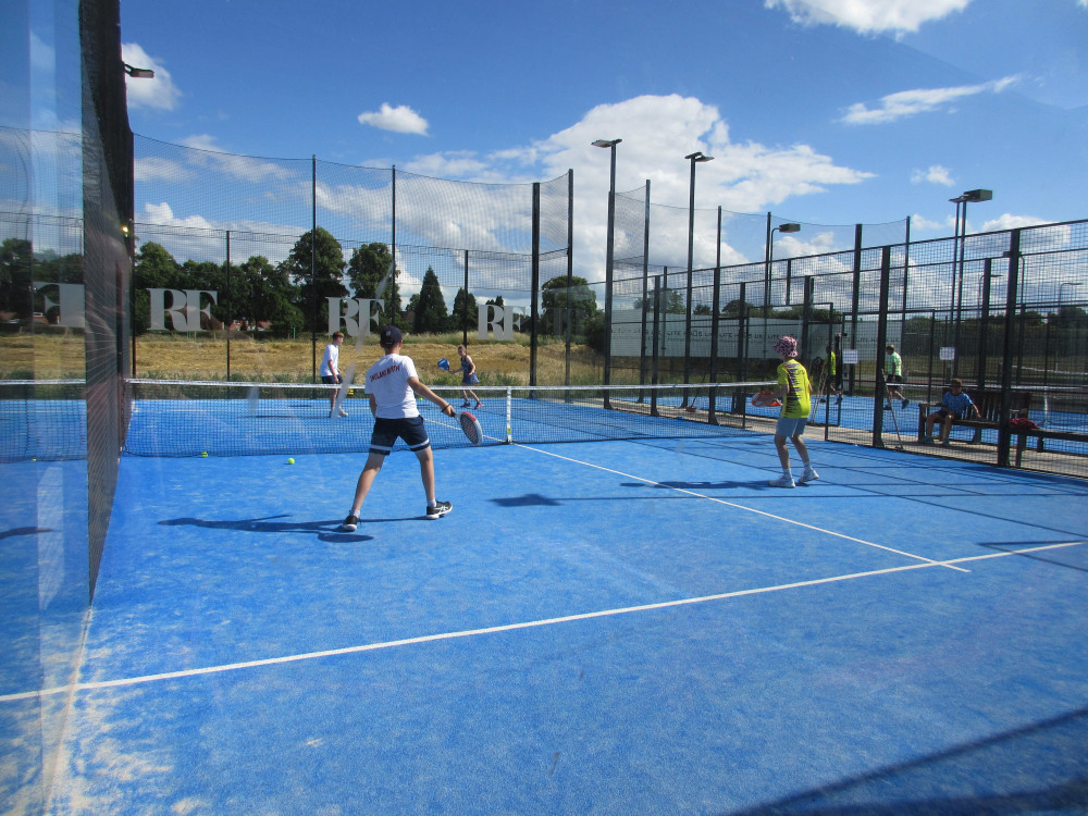 Padel continues to prove popular in Kenilworth (image via KTSCC)