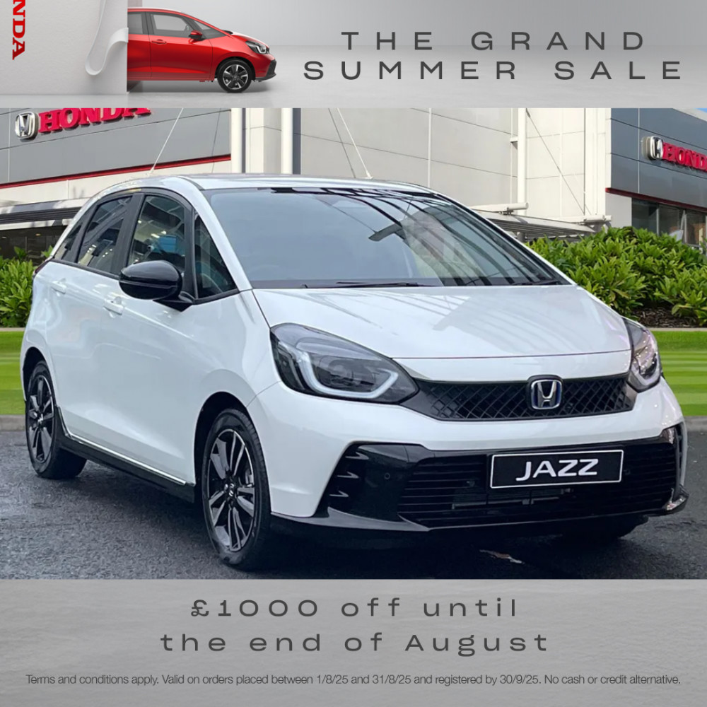 Our motors partners at Swansway Honda Stockport present their car of the week - the award-winning Honda Jazz (Image - Swansway Group)