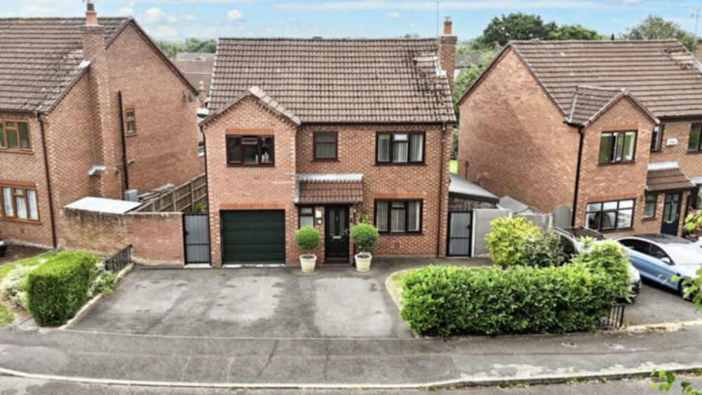 The four-bedroom detached family home on Laidon Avenue, Crewe (James Du Pavey).