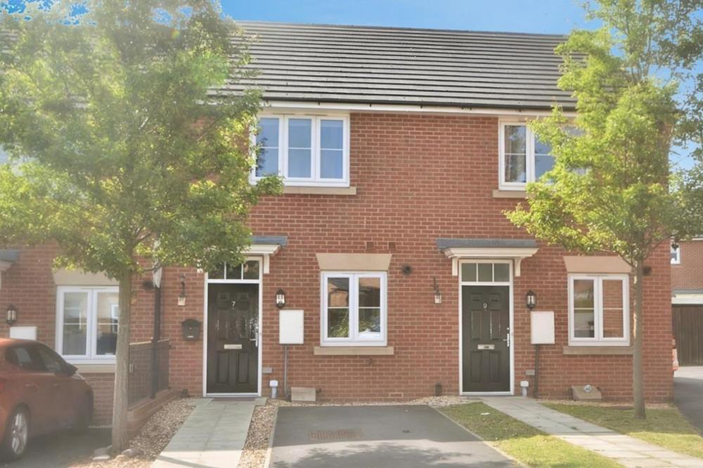 This week, we are showcasing a two-bedroom townhouse in Newcastle-under-Lyme available to rent from the end of September for £850 pcm. (Stephenson Browne)