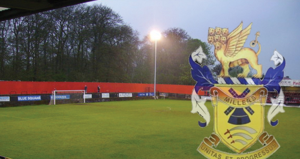 The lights went out on Aveley but they kept win. 