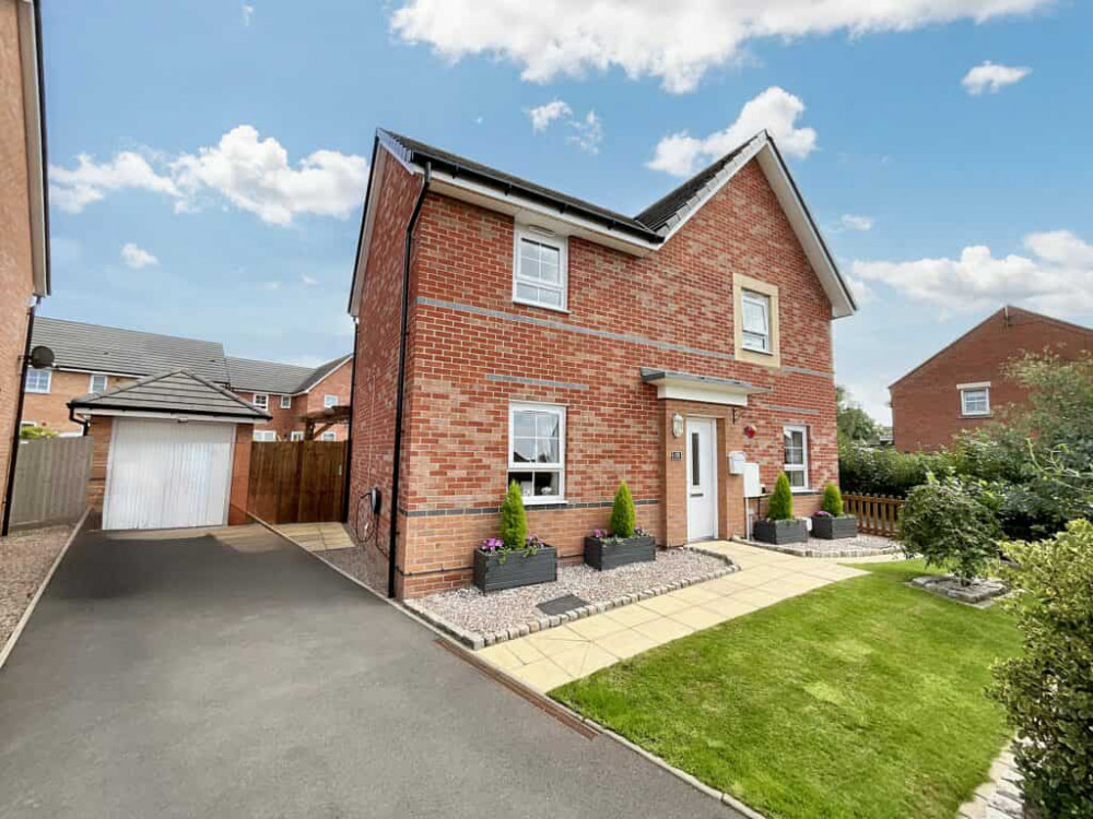The four-bedroom detached house on Crewe Road, Shavington (James Du Pavey).