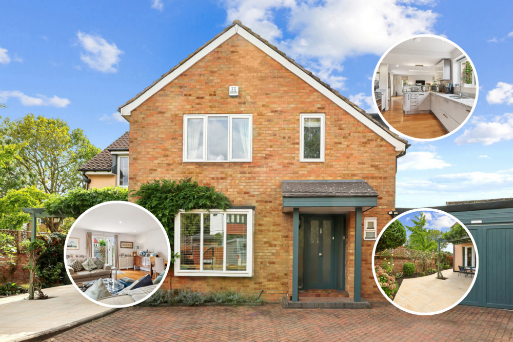 This week's Ealing property of the week is a unicorn four-bedroom house in Picton Court, Highview Road, Ealing (credit: Leslie & Co).