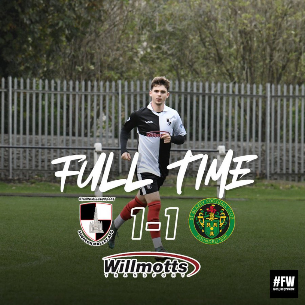 Mallet end three-match slump with 1–1 home draw against St Blazey