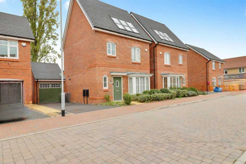 The four-bedroom house on Charles Wayte Drive, Crewe (Stephenson Browne).