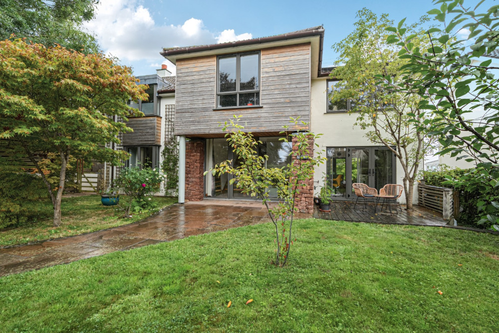 Architect-designed and extended for modern living, this five-bedroom home blends natural light, rural views and calm, practical design.