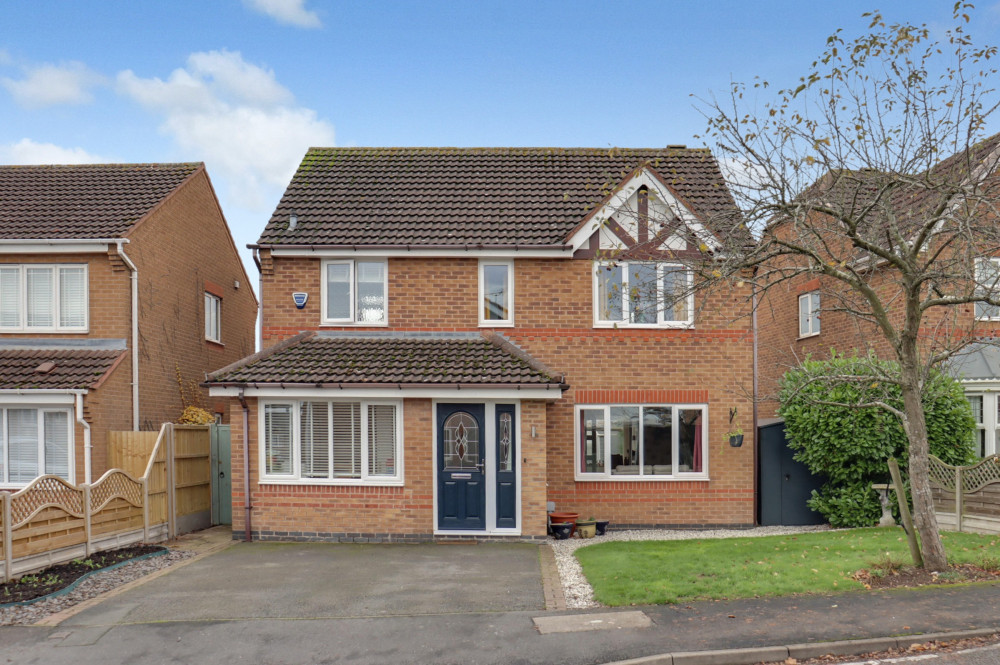 Attractive detached family home set on a quiet cul-de-sac in Ashby de la Zouch