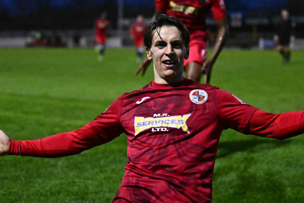 Dockers scorer Dan Trendall. Picture by Paul Bocking (InFocus Photos).