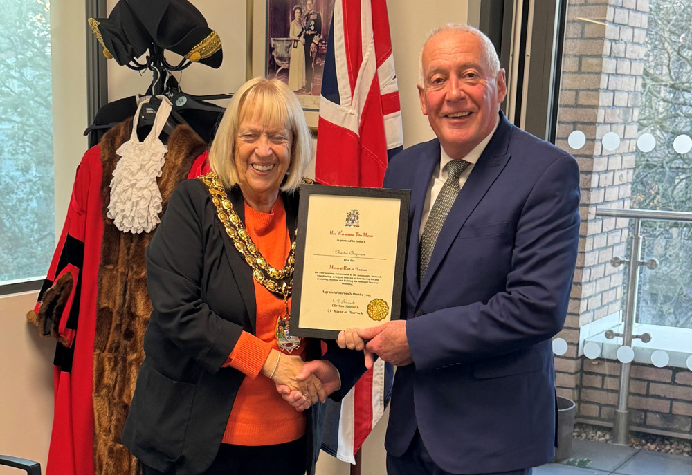Community champion Martin Chapman inducted into the Mayoral Roll of Honour