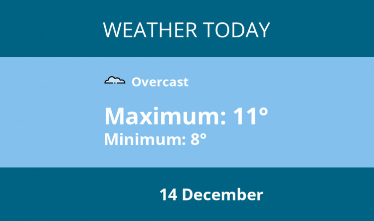 Here is Stratford today's weather forecast provided by Mr Data