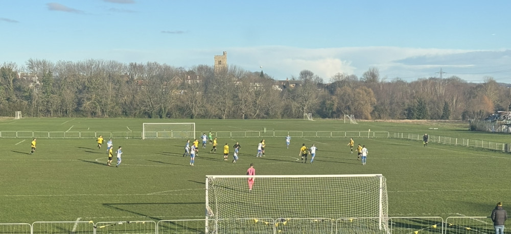 The sun-kissed scene at the Wyldecrest belied the difficulty of a pitch that thawed just enough to play on, then became increasingly hard and bobbly as the cold set in. 
