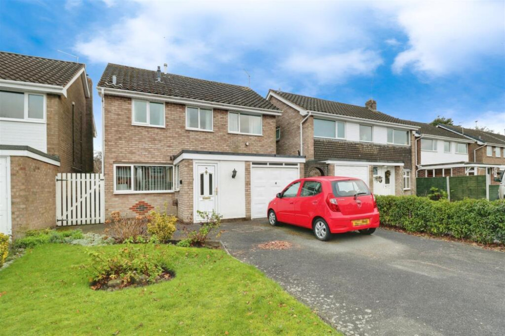 Check out this detached family home backing onto Alsager Cricket Club,. (Photo: Stephenson Browne)