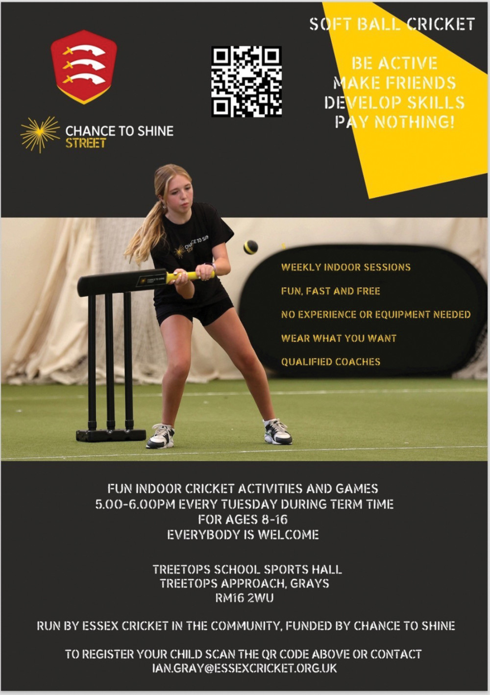 Enjoy cricket in a safe environment 