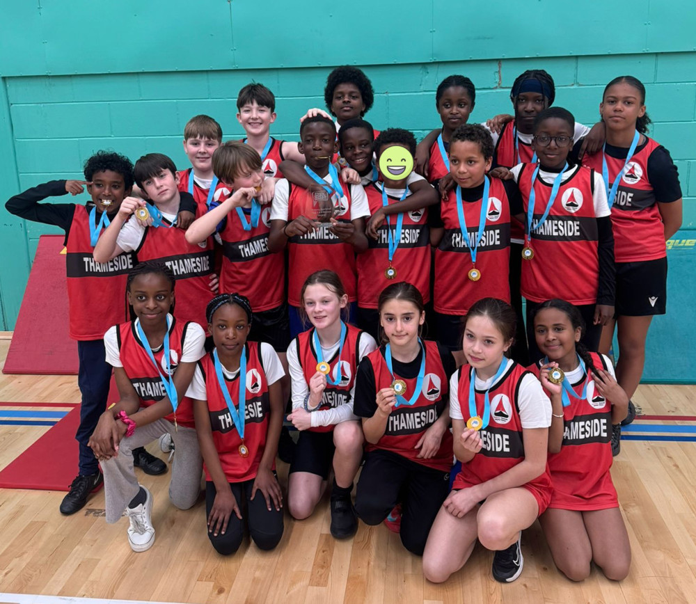 The successful pupils from Thameside.