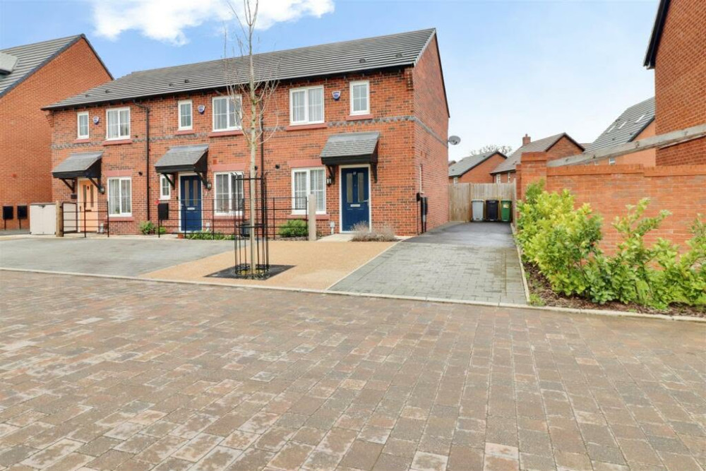 The three-bedroom terraced house on Henry Hughes Drive, Shavington (Photo: Stephenson Browne).