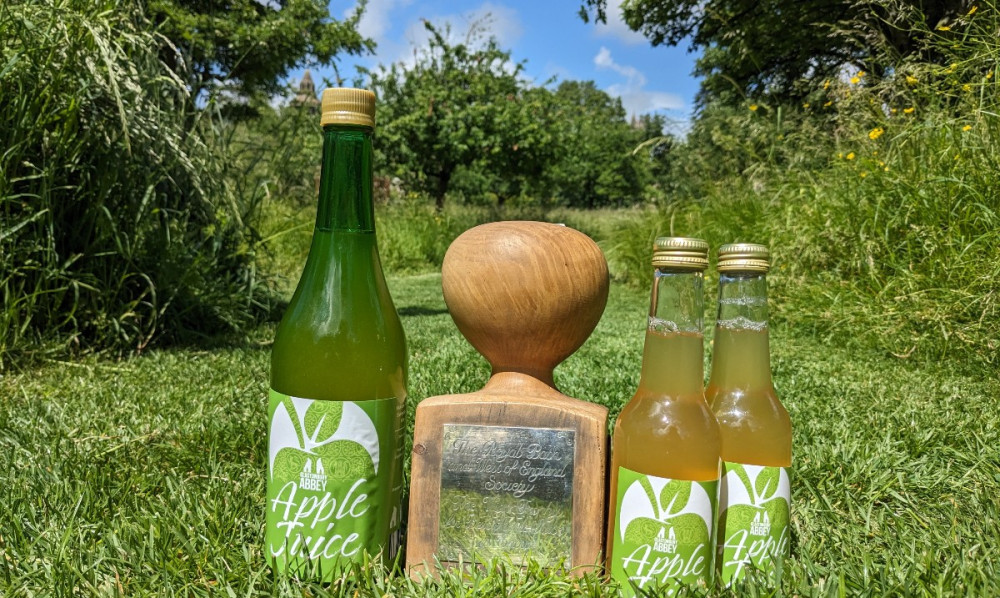 Glastonbury Abbey apple juice wins top show award