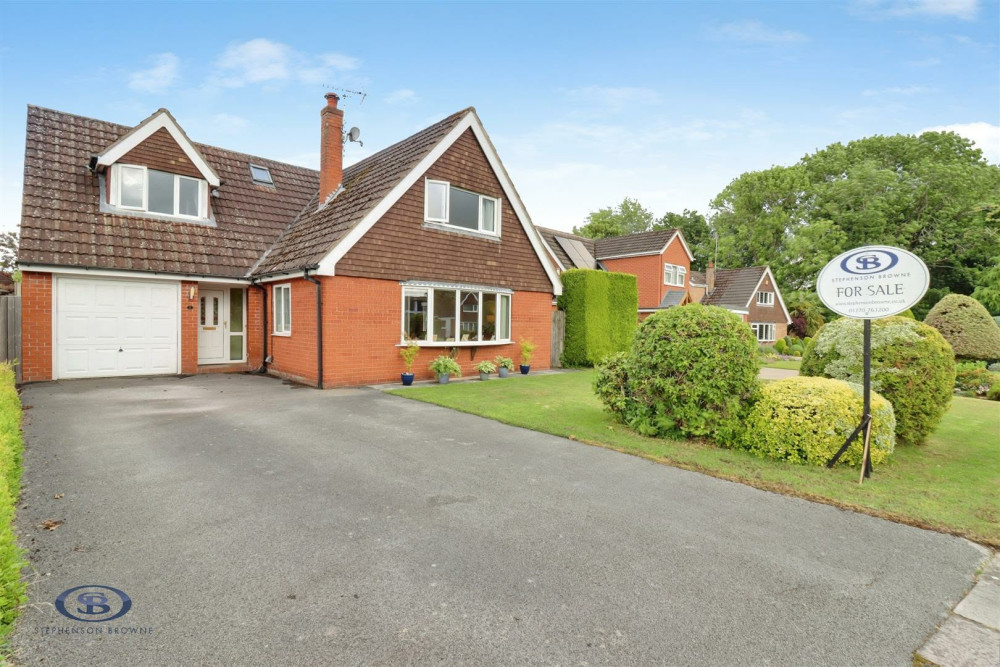 The detached four-bedroom home on Moreton Close, Sandbach. (Image - Stephenson Browne Sandbach).
