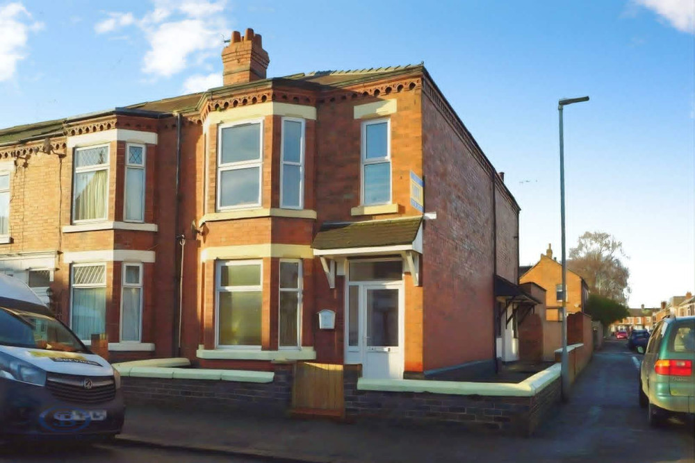 The two-bedroom flat on Brooklyn Street, Crewe (Photo: Stephenson Browne).