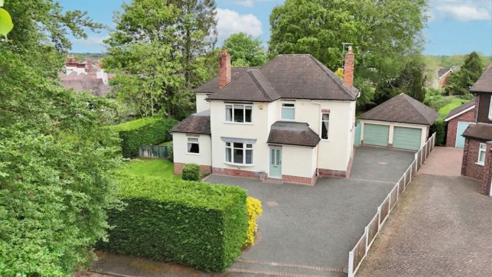 The four-bedroom detached home on Woodland Avenue, Nantwich (Photo: James Du Pavey).