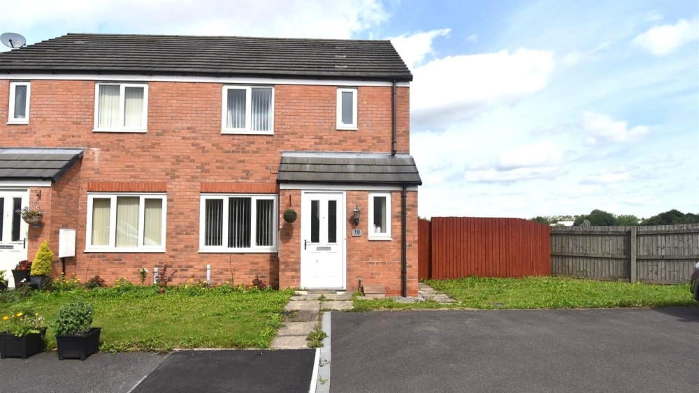 This week we are showcasing a three-bedroom house for sale in Newcastle-under-Lyme (images via Stephenson Browne)