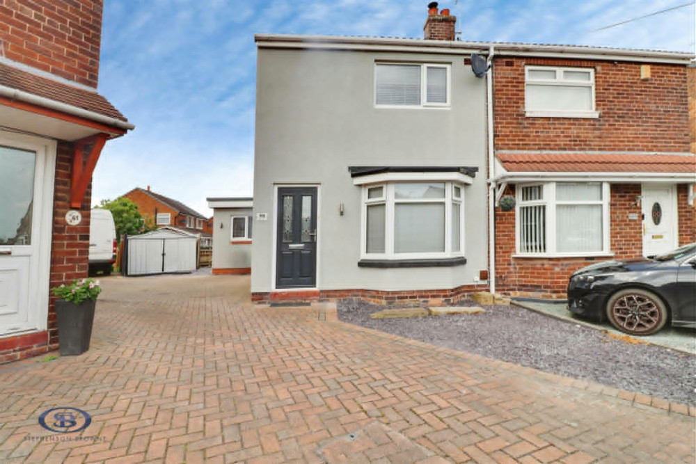The three-bedroom semi-detached home on Stoneley Avenue, Crewe (Photo: Stephenson Browne).