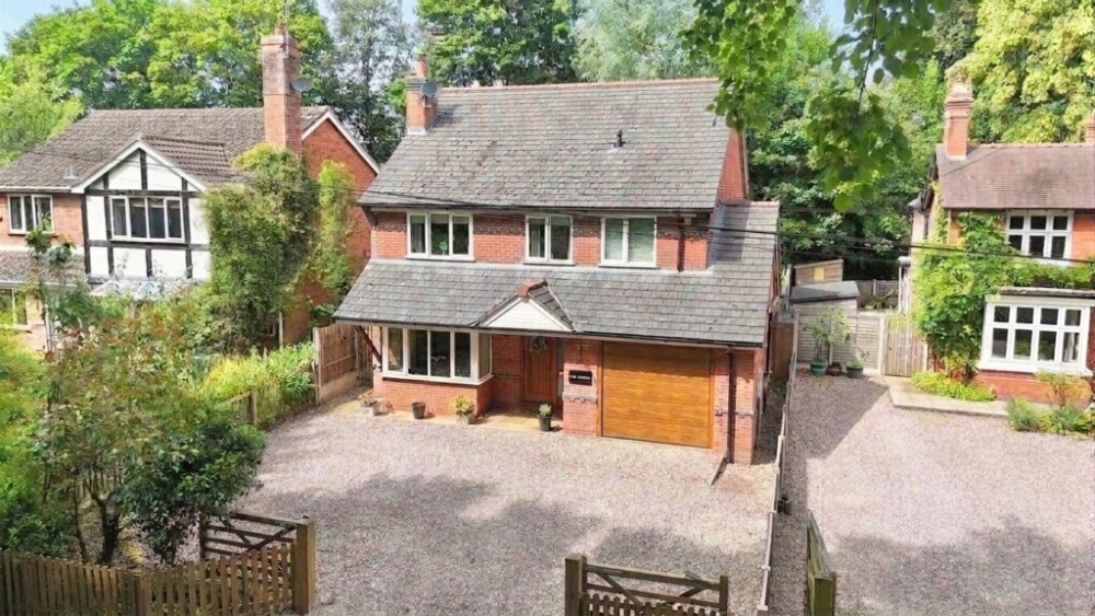 The five-bedroom detached home on Sandy Lane, Aston (Photo: James Du Pavey).