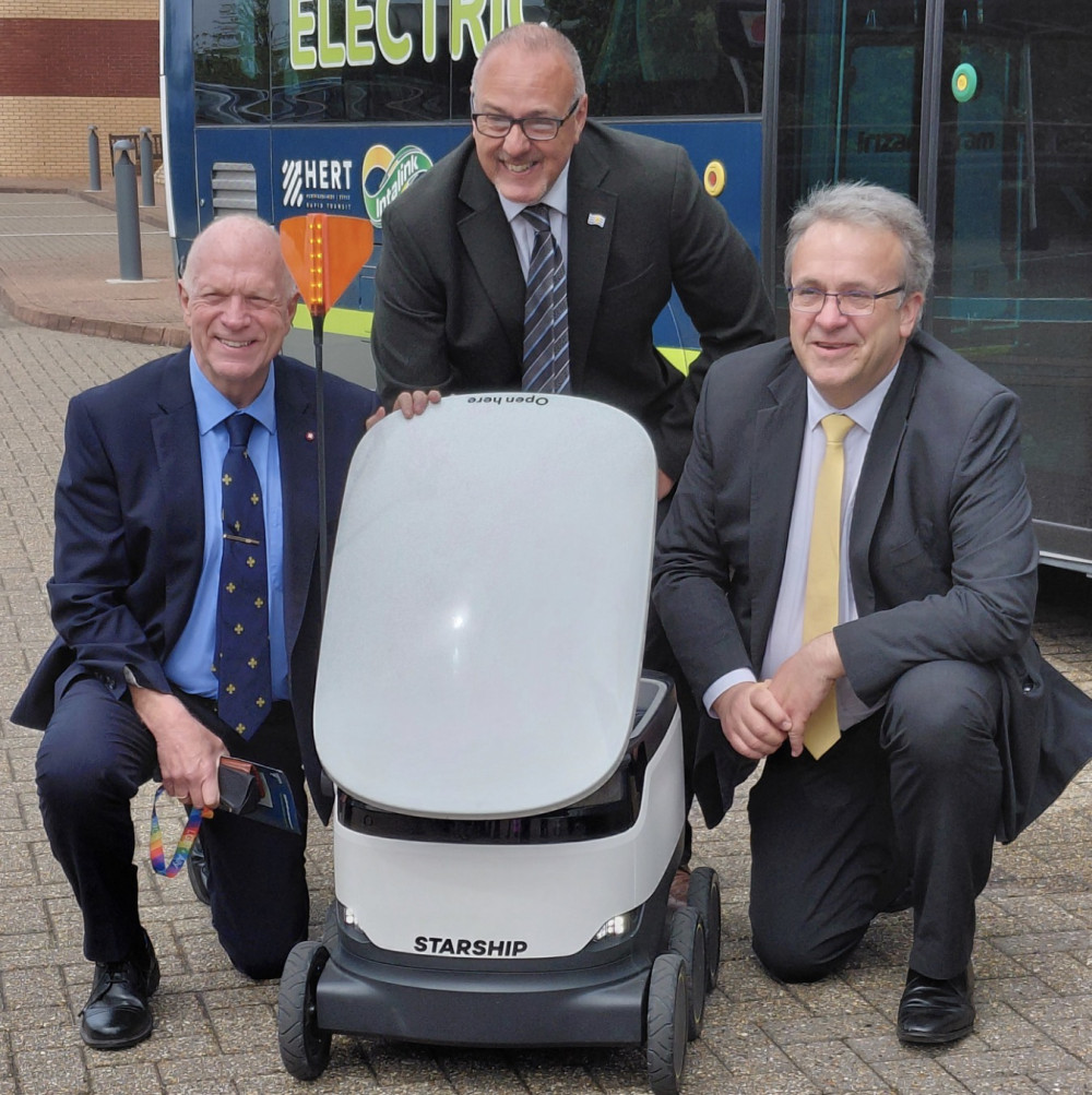 Look what’s coming to the streets of Stevenage!! . . . Autonomous delivery robots expected within weeks