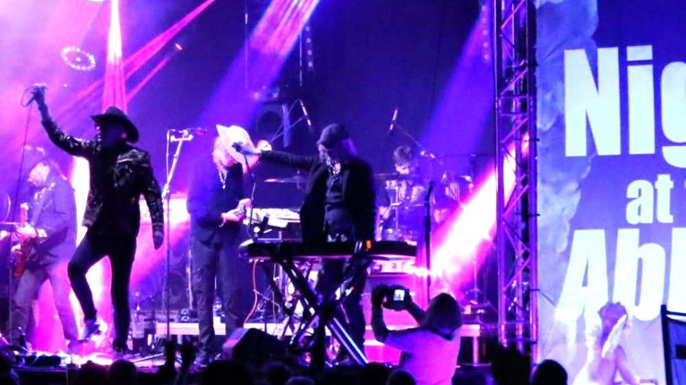 Glastonbury Abbey night grows into full-scale mini-festival