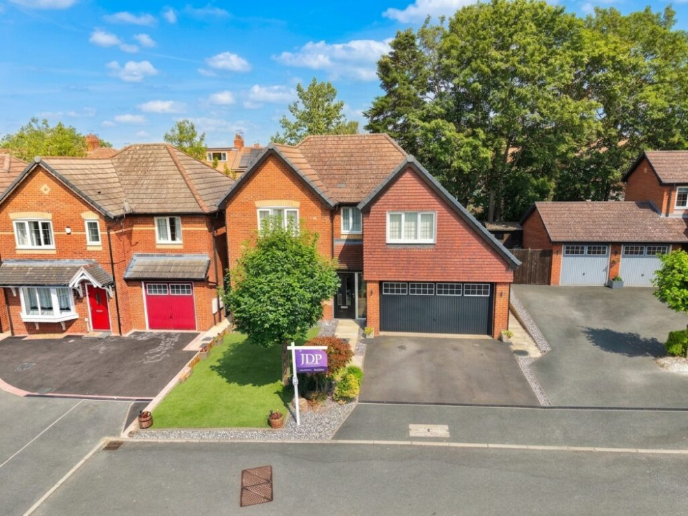 The exclusive four-bedroom detached home on Hornbeam Close, Crewe (Photo: James Du Pavey).