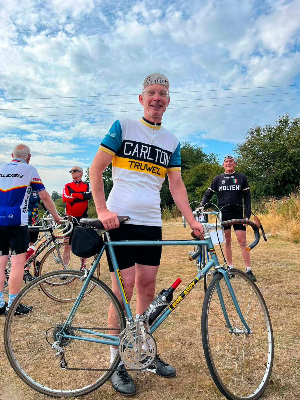Cyclists took a trip back in time at Alsager Harlequin's annual classic bike ride