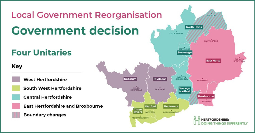 County council's political leaders react to government's decision to pause plans for LGR in Hertfordshire