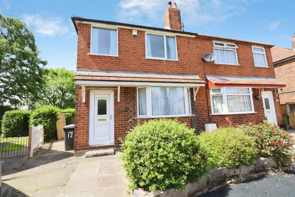 The three-bedroom home on Warrington Avenue, Crewe (Photo: Stephenson Browne).