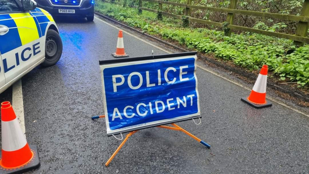 Road closed after lorry shed its load of glass on the M6 slip road near MIddlewich