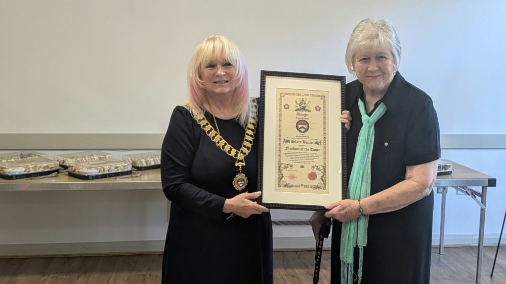 Woman who has headed up an Alsager animal charity for more than 36 years given Freedom of Alsager