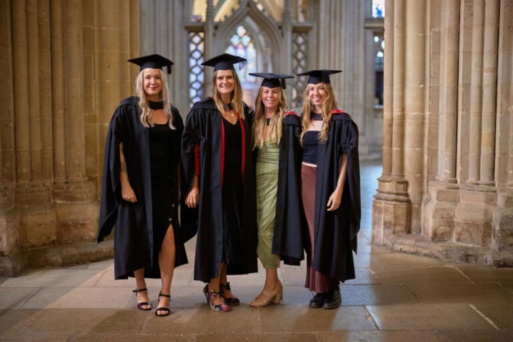 Nearly 300 graduates celebrate completing their studies at ceremony in Wells